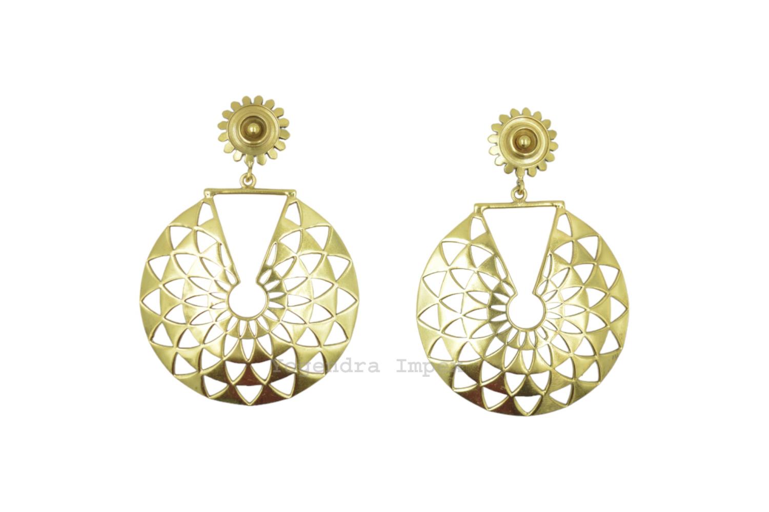 Brass Earrings