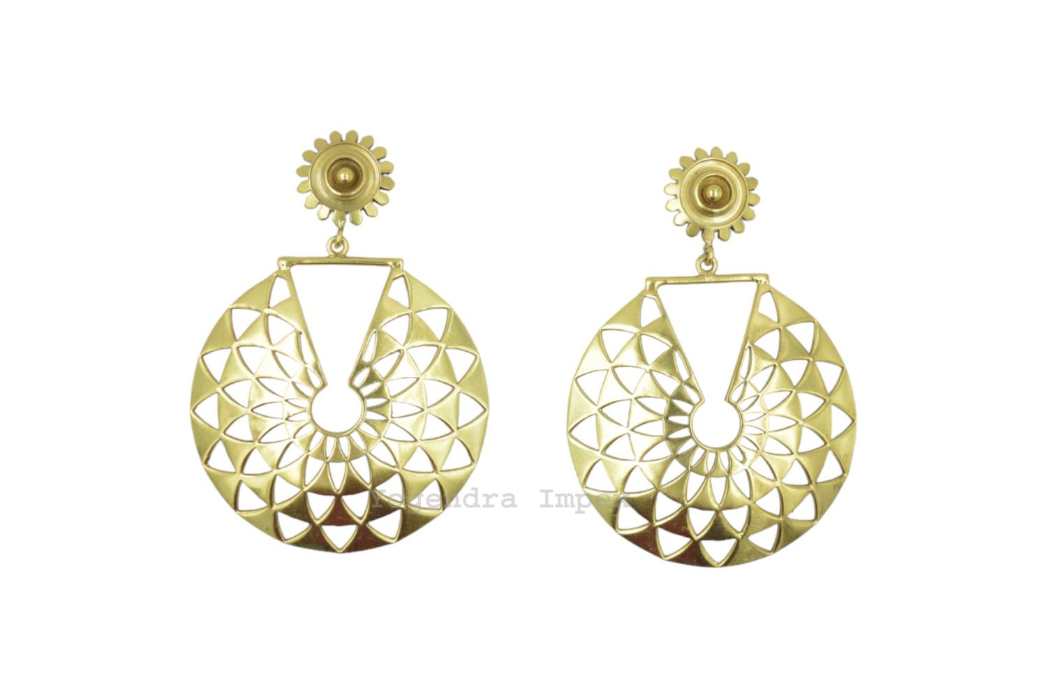 Brass Earrings