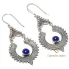 Handmade Lapis Lazuli Gemstone 925 Solid Sterling Silver Drop & Dangle Earrings, Gorgeous Wedding Earring For Wholesale Supplies