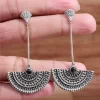 Exquisite Natural Black Onyx Gemstone 925 Sterling Silver Drop & Dangle Earrings, Wholesale Hanging Earrings For Manufacturer