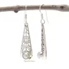 Natural Pearl Gemstone 925 Sterling Silver Drop Earrings, Wholesale Designer Hook Earrings For Suppliers & Manufacturer