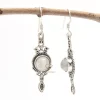 high Quality Natural Rainbow Moonstone Gemstone Drop & Dangle Earrings/ Handmade Gorgeous Earrings For Wholesale Suppliers