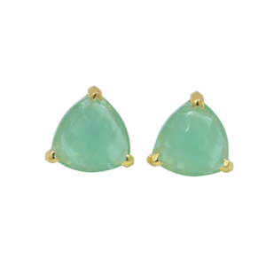 Prehnite Gemstone Earring 925 Solid Sterling Silver