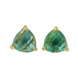 Green Quartz Gemstone Earrings 925 Sterling Silver Earrings