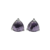 Designer Amethyst Quartz Gemstone Stud 925 Solid Sterling Silver