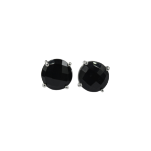 Black Onyx Gemstone 925 Silver Ring Earrings