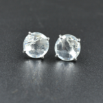 High Quality Crystal Quartz Gemstone Earrings, 925 Sterling Silver