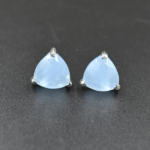 Natural Opalite Stud Earrings 925 Sterling Silver