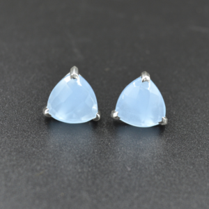 Natural Opalite Stud Earrings 925 Sterling Silver
