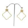 Handmade Plain Brass Jewelry for Women Thin Minimialist Earrings Gold Plated Stud Hammered Earing Exclusive Customized 18 Kt