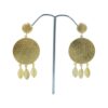 Wholesale Gold Plated Luxury Round Designer Brass Gold Plated Earrings for women From Indian Manufacturer