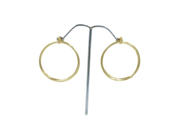 Elegant Gold Plated Handmade Classic Women Brass Earrings for Weddings and Events at Wholesale Price from Indian Best Supplier