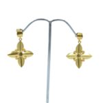 Classic Design Brass earring hooked ear ring and gold plated ear clips jewelry earring blank and handmade use low price