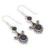 Blue Sapphire Earrings 925 Sterling Silver