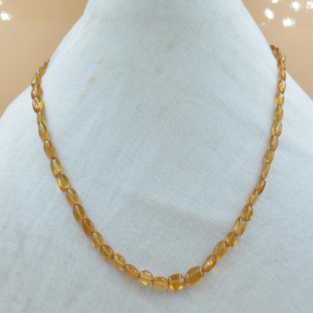 Hessonite Necklace