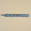 New Product Fancy Letter CZ Zircon Stylish Bracelet Women Cubic Zirconia Tennis Bracelets for wholesale supply