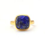 wholesale 925 solid sterling silver Copper Lapis Lazuli ring custom Copper Lapis Lazuli wedding rings semiprecious gemstonerings