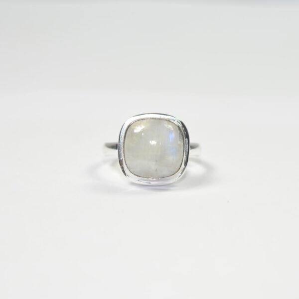 Rainbow Moonstone Ring