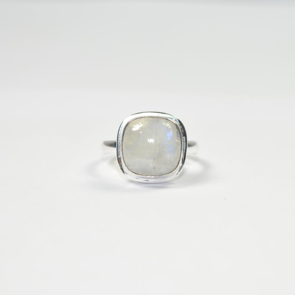 Rainbow Moonstone Ring