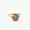925 sterling silver natural White Shell Copper gemstone rings handmade semiprecious fine jewelry latest silver designer ring
