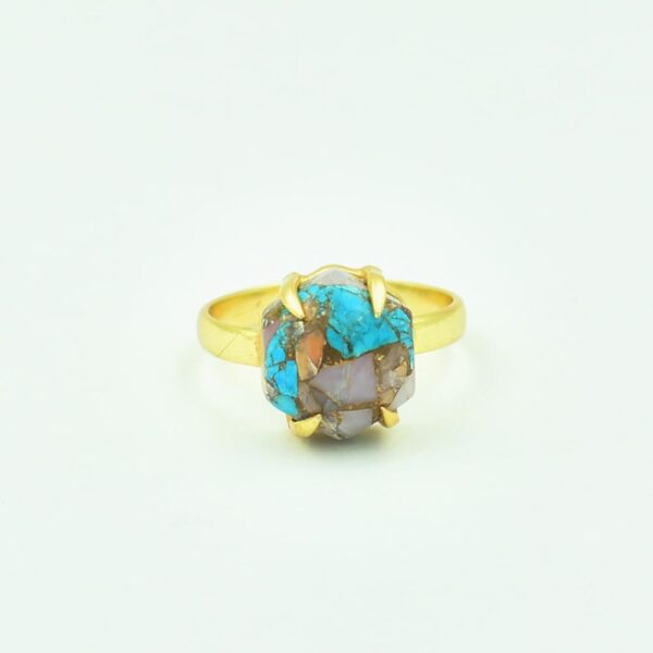 Pink Opal Copper Turquoise