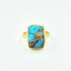Black Shell Copper Turquoise