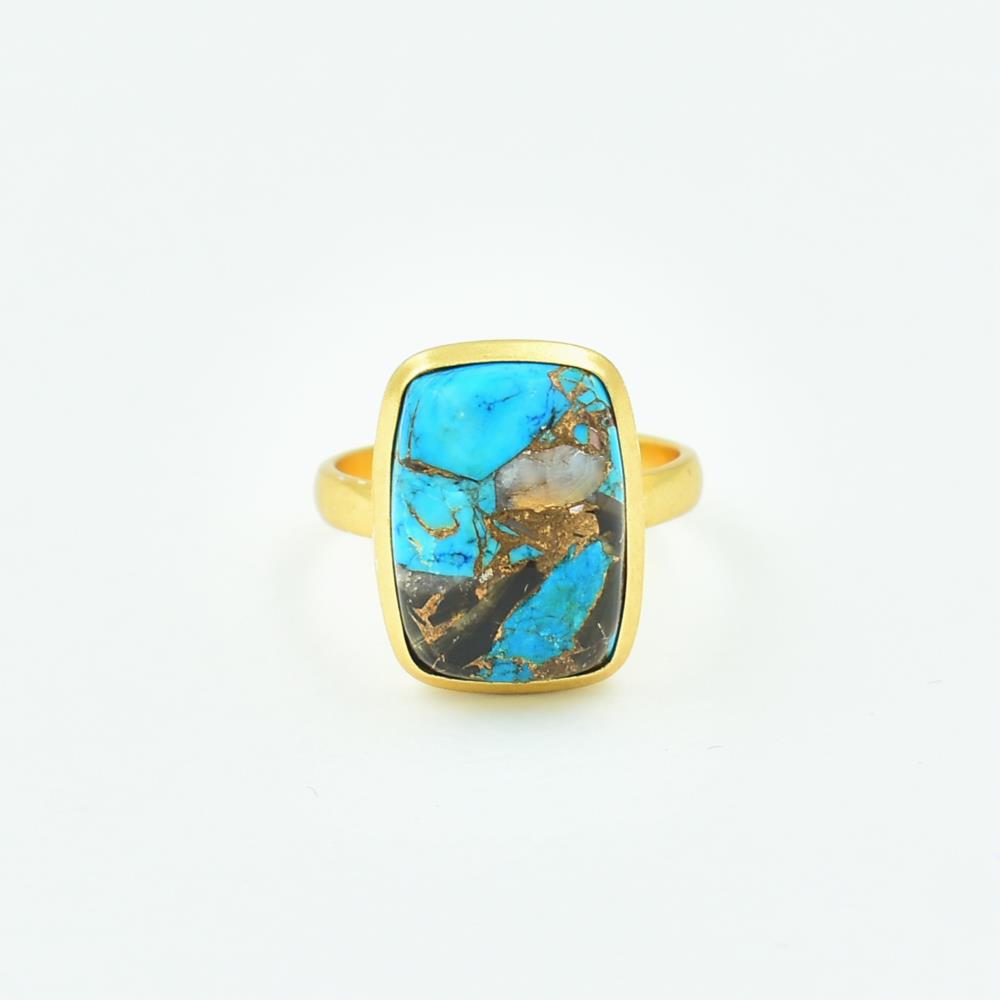 Black Shell Copper Turquoise
