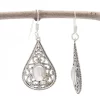 Gorgeous Natural Pearl Gemstone Dangle & Drop Earrings 925 Sterling Silver, Boho Hanging Earrings For Wholesale Suppliers