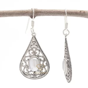 Gorgeous Natural Pearl Gemstone Dangle & Drop Earrings 925 Sterling Silver, Boho Hanging Earrings For Wholesale Suppliers