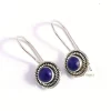 Natural Lapis Lazuli Gemstone Drop & Dangle Earrings 925 Sterling Silver, Handmade Bridal Earring Jewelry For Wholesale Supplies