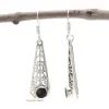 Top Quality Natural Emerald Gemstone Drop & Dangle Earrings925 Sterling Handmade Boho Silver Earrings Jewelry For Wholesaler