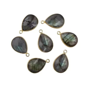 Vintage Natural Labradorite Gemstone 925 Sterling Silver Drop Pendant Necklace Pendant Jewelry For Wholesale Suppliers