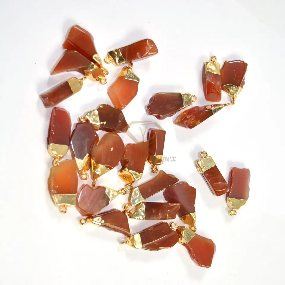 red onyx Gemstone 925 sterling silver Pendant925 Sterling Silver gold Plated With high quality red onyx Jewelry Buyers