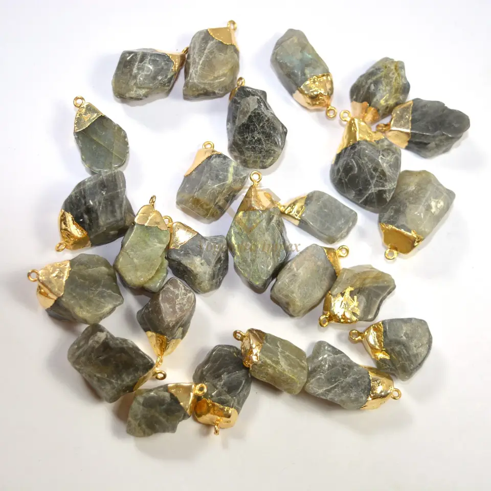 labradorite Gemstone 925 sterling silver Pendant925 Sterling Silver gold Plated With high quality labradorite Jewelry Buyers