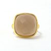 Gorgeous Gray Moonstone Gemstone Ring 925 Sterling Silver Handmade Pink Gemstone Delicate Ring For Wholesale Suppliers