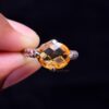 Handmade Natural Citrine Gemstone Ring/925 Sterling Silver Latest Handmade Oval Shape Wedding Jewelry For Wholesaler Suppliers