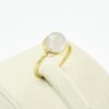 Top Quality Natural White Monalisa Quartz Gemstone Handmade 925 Sterling Silver Unique Ring Jewelry For Wholesale Supplies