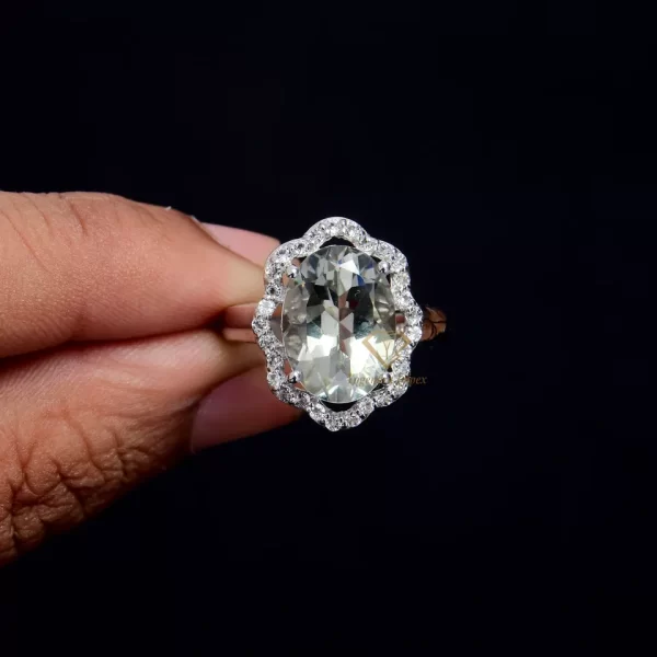 High Quality Natural Sky Blue Topaz Gemstone Sterling Silver Rings Wholesale Designer Ring White Rhodium Plated For Suppliers