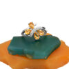 Pear Shape Citrine Gemstones 925 Sterling Silver Ring Wholesale 925 Sterling Silver Prong Set Handmade Ring For Manufacturer