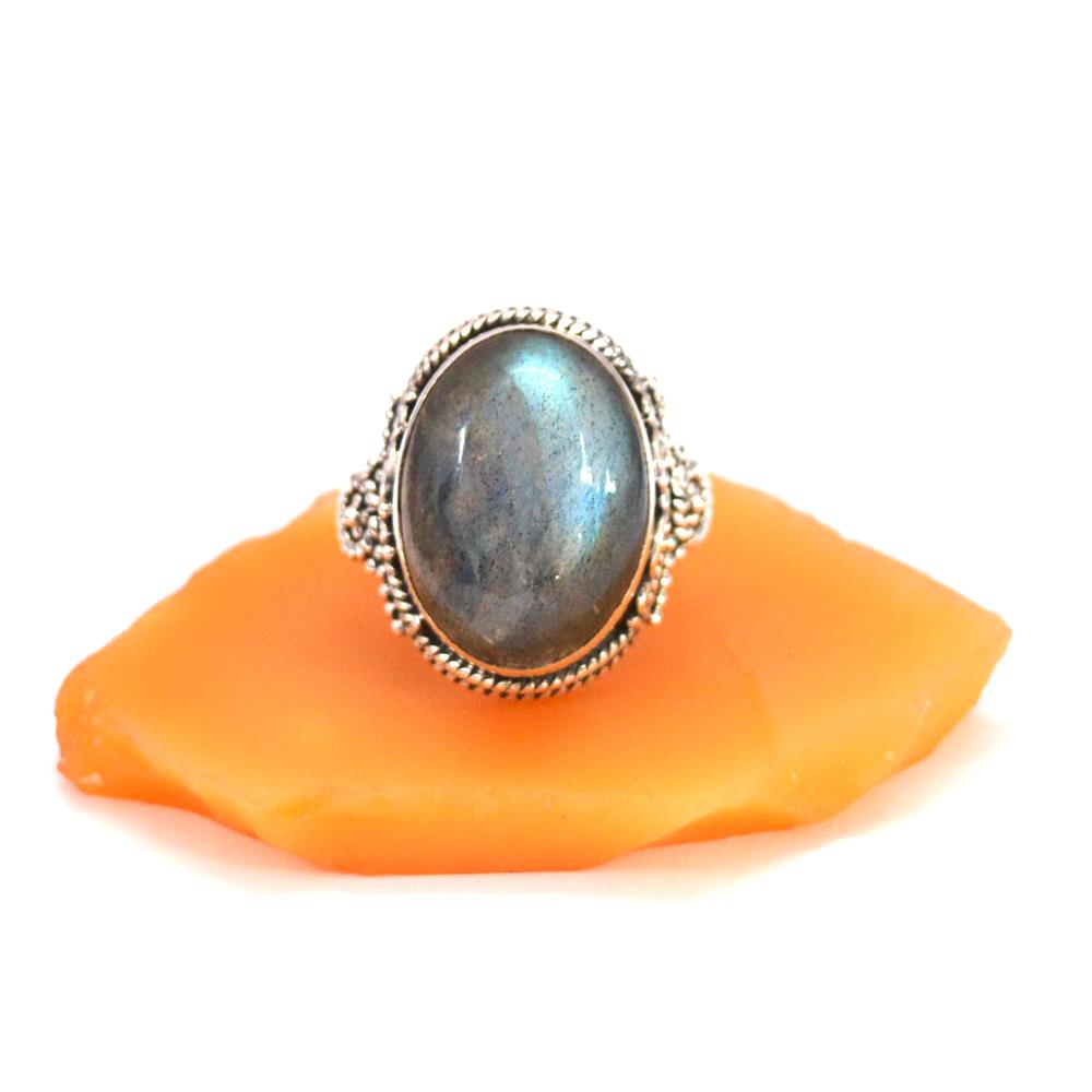 Labradorite Cabochon Ring