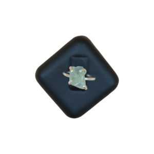 Amazonite Gemstone Rough Shape 925 Solid Sterling Silver Prong Setting Semiprecious Ring Silver Ring Fine Jewelry