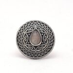 Pear Gorgeous Natural Labradorite Gemstone Ring, 925 Sterling Silver Teardrop Handmade Boho Ring Jewelry For Wholesale Supplies