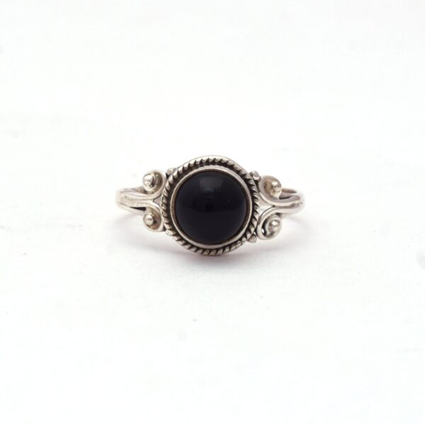 Black Onyx Boho Ring