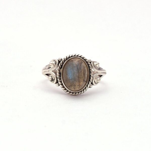 Labradorite Boho Ring