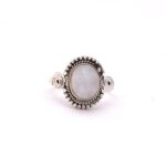 Rainbow Moonstone Boho Ring