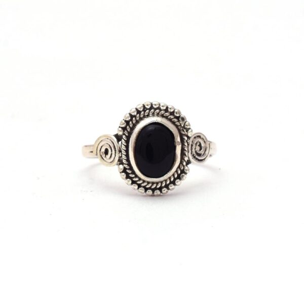 Black Onyx Boho Ring