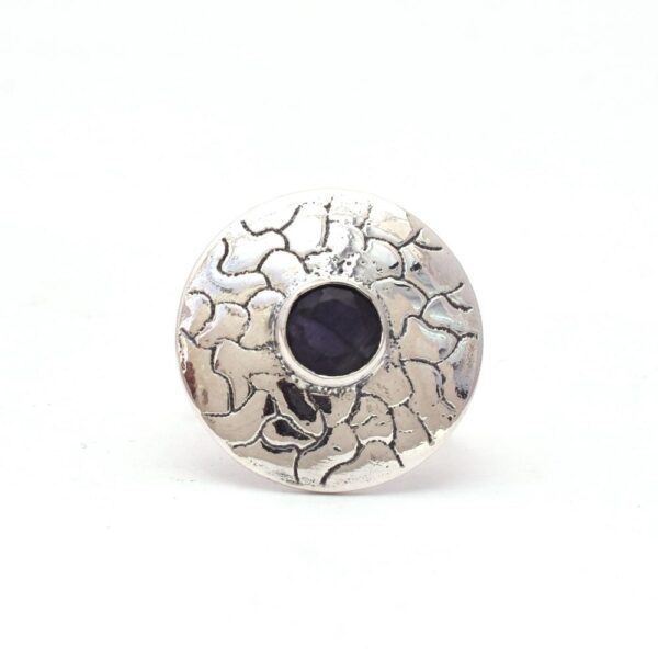 Blue Sapphire Boho Ring
