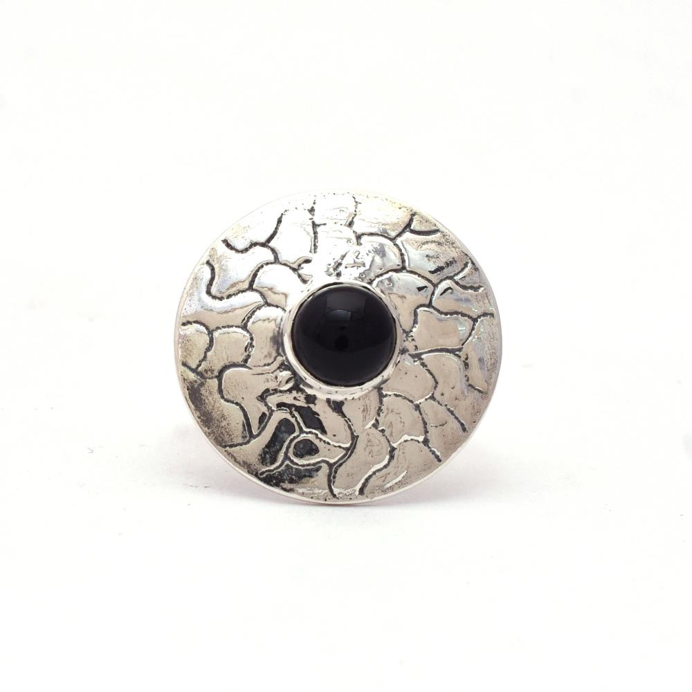 Black Onyx Boho Ring