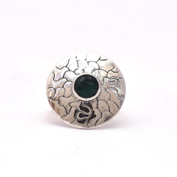 Emerald Boho Ring