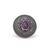 Amethyst Boho Ring